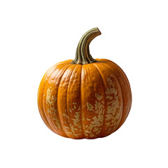 A pumpkin Isolated on a transparent background. Ai generative