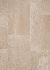 Beige Stone Tile Textured Surface with Subtle Variations for Flooring or Wall Decor