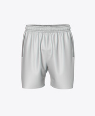 Sports Shorts Mockup. 3D Model