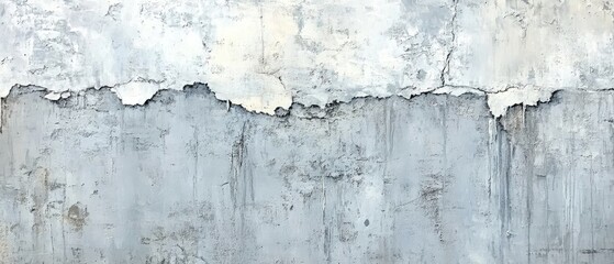 Fototapeta premium Oil painting showcasing a textured background of grey cement highlighting the unique patterns and nuances of concrete