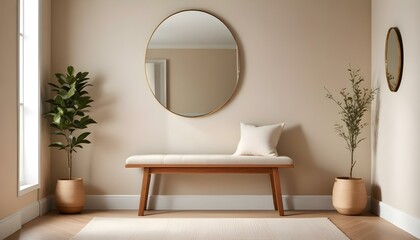 Photo interior modern design room 3d illustration