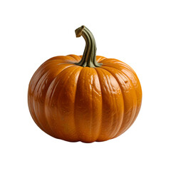 A pumpkin Isolated on a transparent background. Ai generative