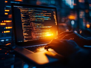 A team of developers working on an ideal project under the guidance of a manager, in a techsavvy office environment