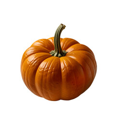 A pumpkin Isolated on a transparent background. Ai generative