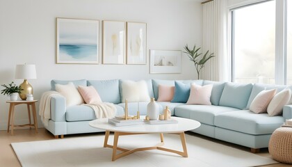 Fototapeta premium Photo interior modern design room 3d illustration