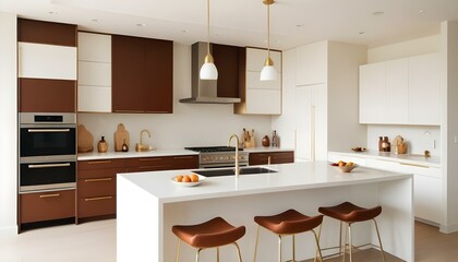 Fototapeta premium Photo interior modern design room 3d illustration