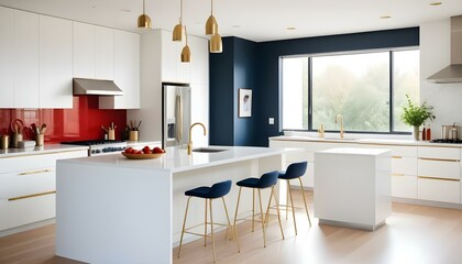 Photo interior modern design room 3d illustration