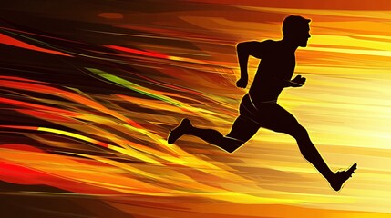 A sports background vector for Sports Day, dynamic graphic designs suitable for gift certificates