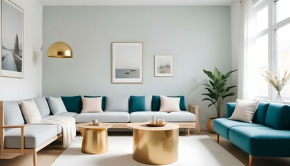 Photo interior modern design room 3d illustration