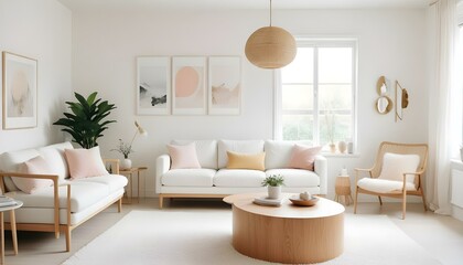 Photo interior modern design room 3d illustration