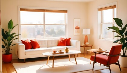 Photo interior modern design room 3d illustration