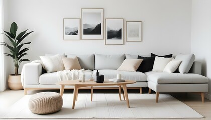 Photo interior modern design room 3d illustration