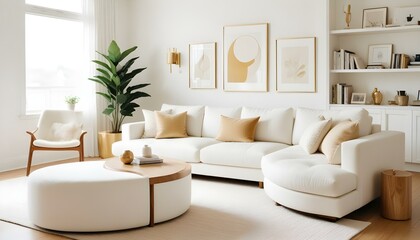 Photo interior modern design room 3d illustration