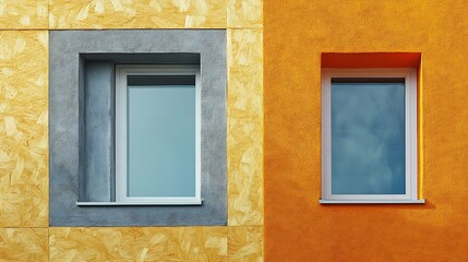 Thermal insulation of a house facade on a detached house : Generative AI