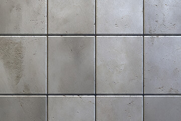 Naklejka premium Processed collage of grey marble floor tiles surface texture. Background for banner, backdrop