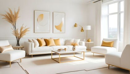 Photo interior modern design room 3d illustration