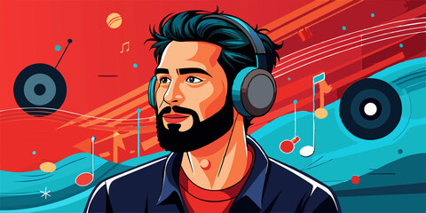 Sad audio song CD cover page design.