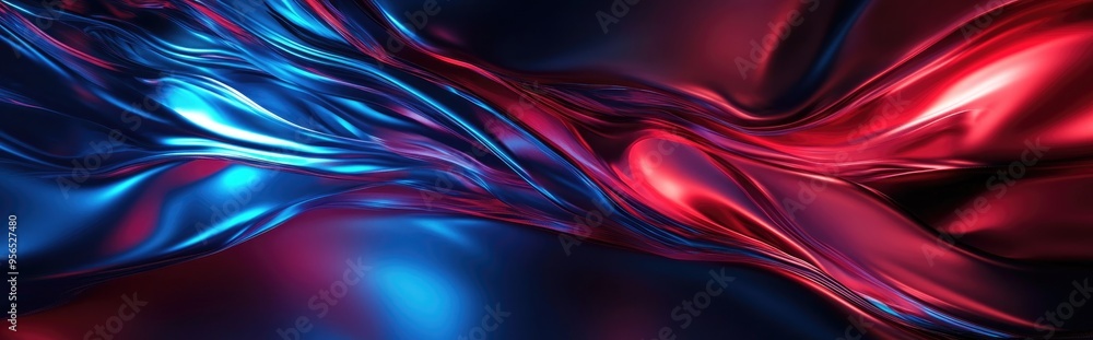 Aufkleber colorful abstract graphics and tapestry in a 3d rendering