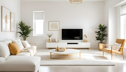 Photo interior modern design room 3d illustration