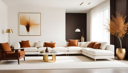 Photo interior modern design room 3d illustration