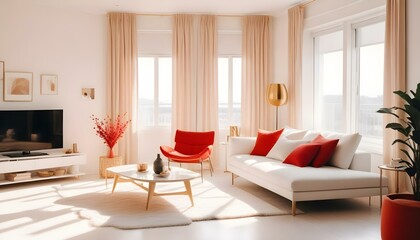 Photo interior modern design room 3d illustration