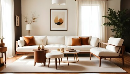 Photo interior modern design room 3d illustration