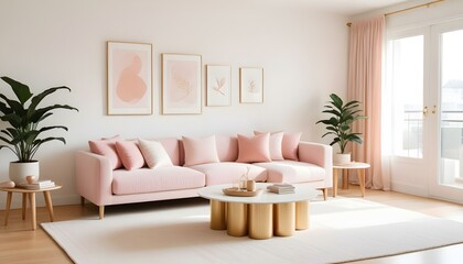 Photo interior modern design room 3d illustration