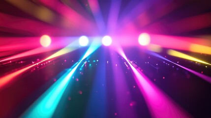 Obraz premium Multicolored laser light abstract background for creative design applications