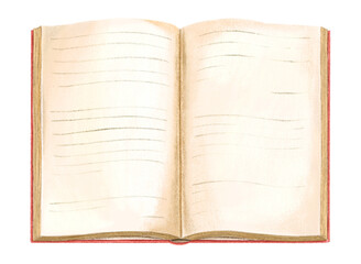 Open book png sticker, education illustration, transparent background