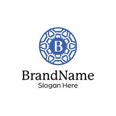 Elegant Brand Identity Logo Template with a Decorative Flair