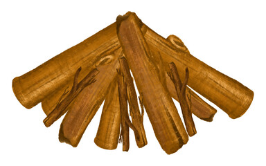 Pile of firewood png, camping illustration, transparent background