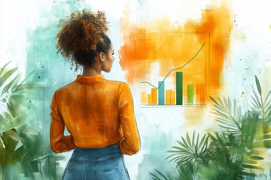 frau, sch&ouml;nheit, gestalten, kunst, leute, person, charts, flippchart, b&ouml;rse, kurs, aktien, verlauf, gesicht, k&ouml;rper, qualm, fantasie, halloween, leitbild, dark, cloud, tanzen, stil