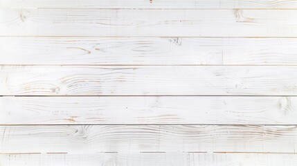 Naklejka premium Creating a rustic backdrop: whitewashed wooden planks with knots and wood grain texture
