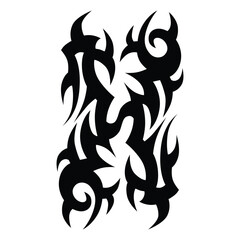 Tattoo designs. Tattoo tribal vector designs. Art tribal tattoo.