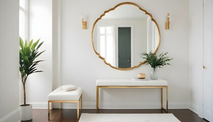 Photo interior modern design room 3d illustration