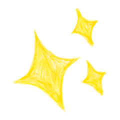 Png blink hand drawn  sticker, transparent background