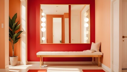 Photo interior modern design room 3d illustration