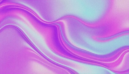 Obraz premium Colorful holographic background. purple hologram background. violet shiny texture., with grainy noise effect abstract purple and blue fluid shapes against a light background