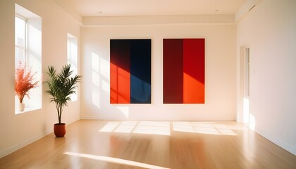 Photo interior modern design room 3d illustration