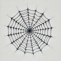 Obraz premium spider on web, generative ai