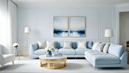 Photo interior modern design room 3d illustration