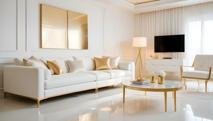 Photo interior modern design room 3d illustration