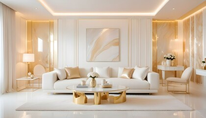 Photo interior modern design room 3d illustration