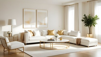 Photo interior modern design room 3d illustration