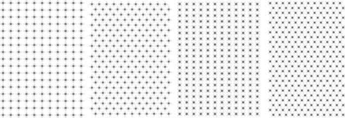 Seamless Geometric Minimalistic Vector Patterns with Backgrounds and Textures in Different Styles. Endless Gray and White Prints, Modern Textile Textures Set For Fabrics, Etc. 