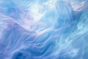 Abstract Pattern with Flowing Blue and Purple Hues, Creating a Calming and Ethereal Visual Effect for Artistic and Design Projects.