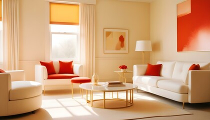 Fototapeta premium Photo interior modern design room 3d illustration