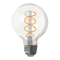 Light bulb png sticker, business creative illustration