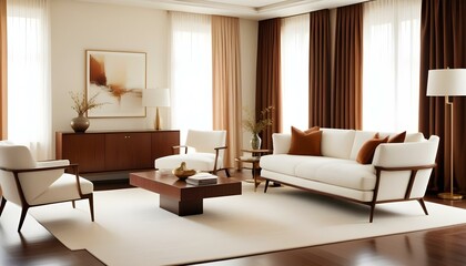 Photo interior modern design room 3d illustration