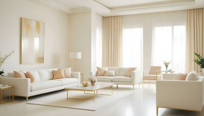 Fototapeta premium Photo interior modern design room 3d illustration